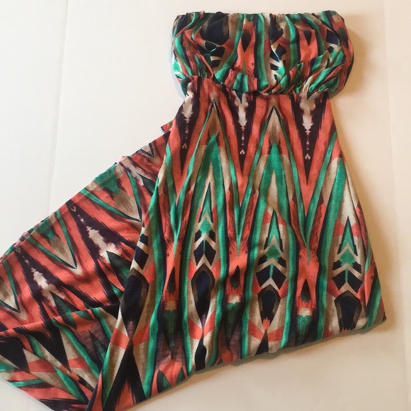 Strapless Maxi Dress - Picture 1 of 2